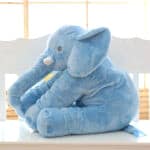 Peluche éléphant bleu