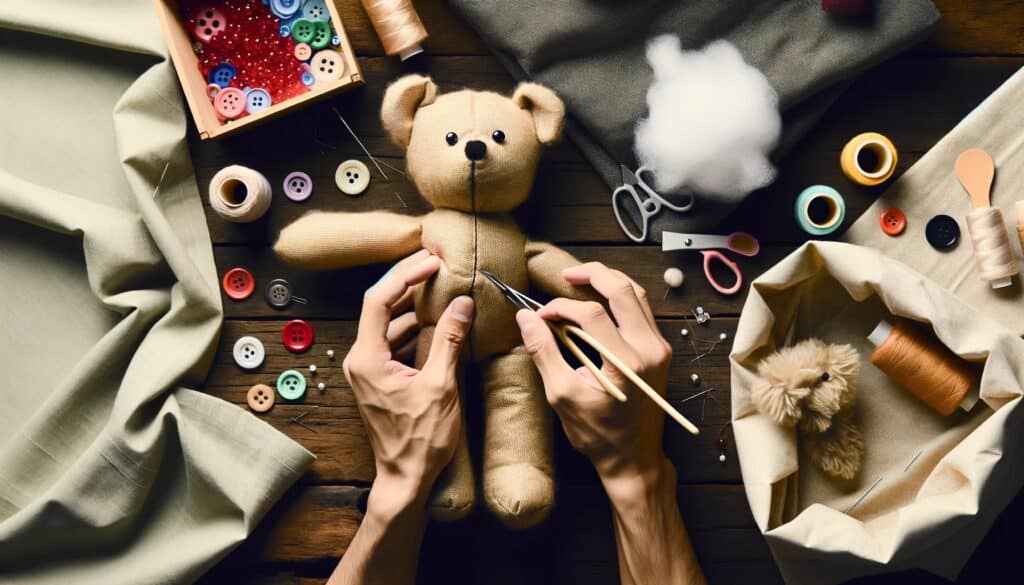fabrication animal peluche