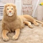 grosse peluche lion