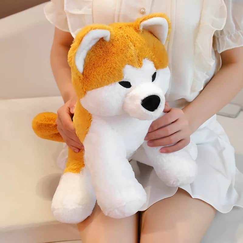 peluche chien shiba