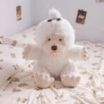 Peluche singe blanc